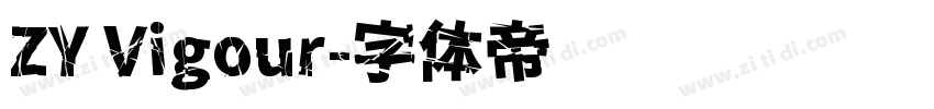 ZY Vigour字体转换